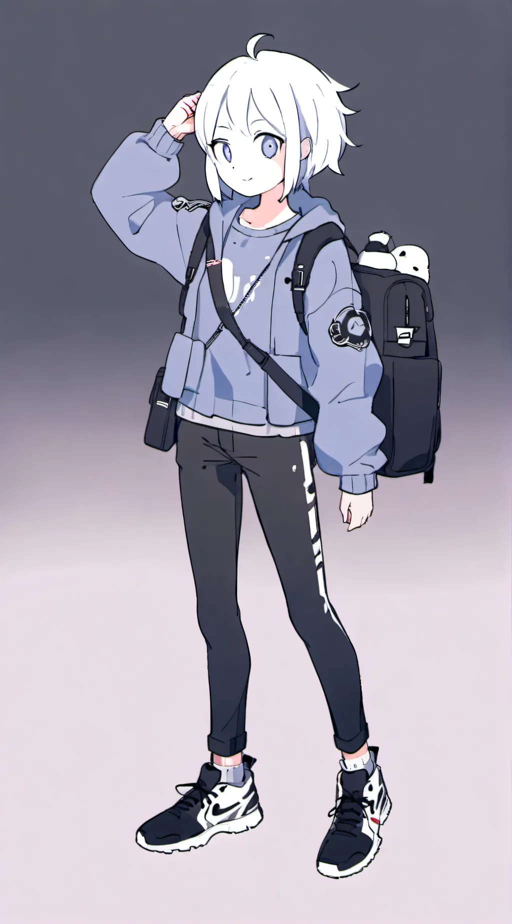 ai character: Shy guy background