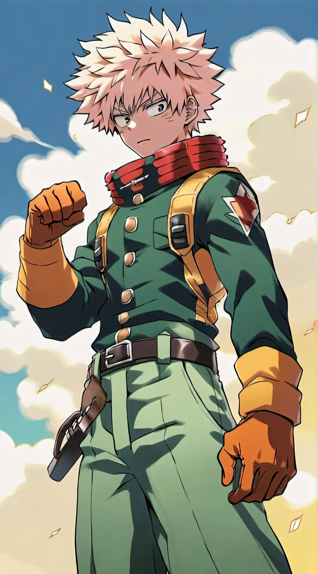 ai character: ua but u a mermaid background