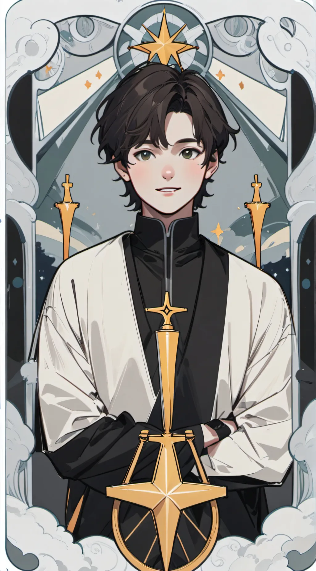 ai character: Huening Kai background