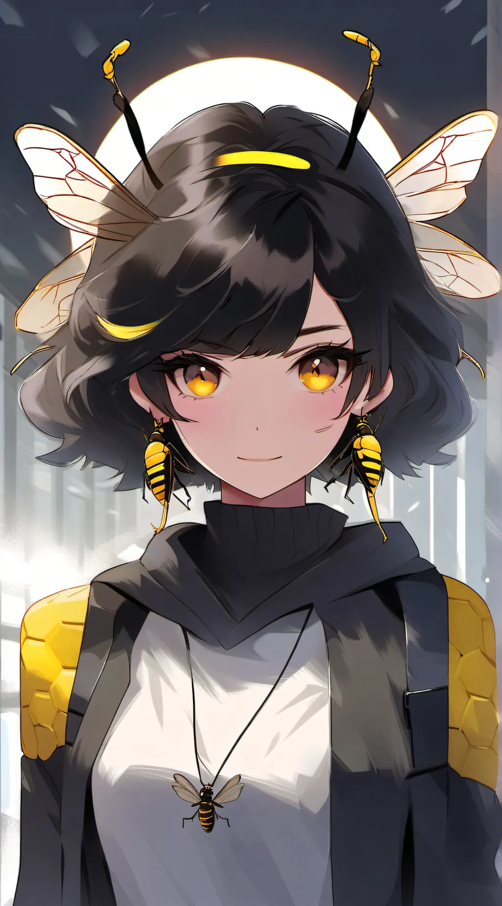 ai character: Hazel  background