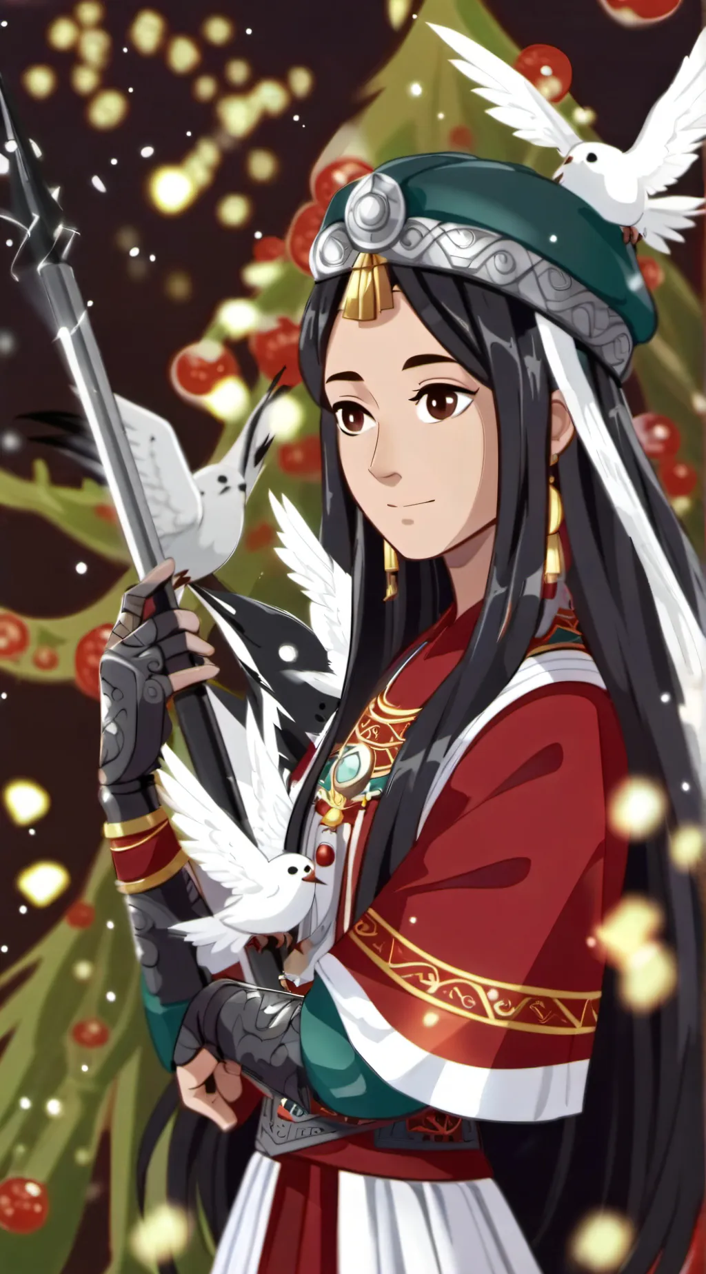 ai character: Titan speakerwoman background