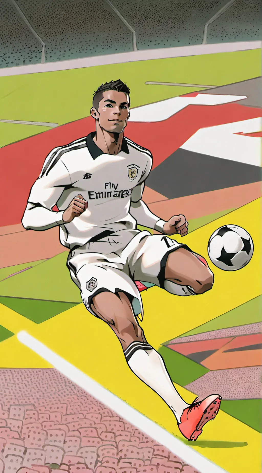 ai character: Ronaldo  background