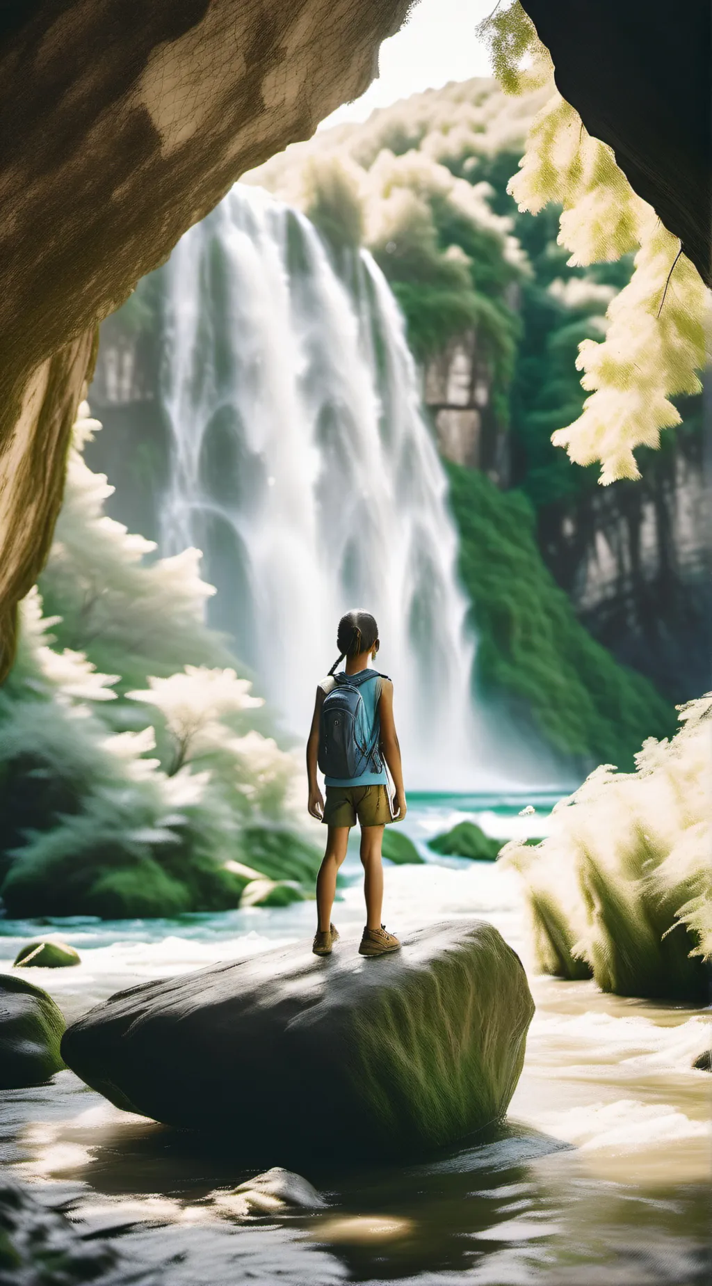 ai character: Just add magic background