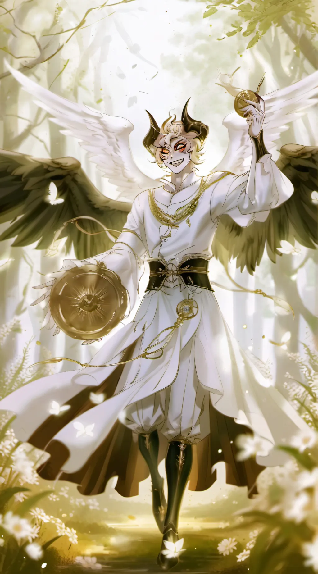 ai character: lucifer as yourdad background