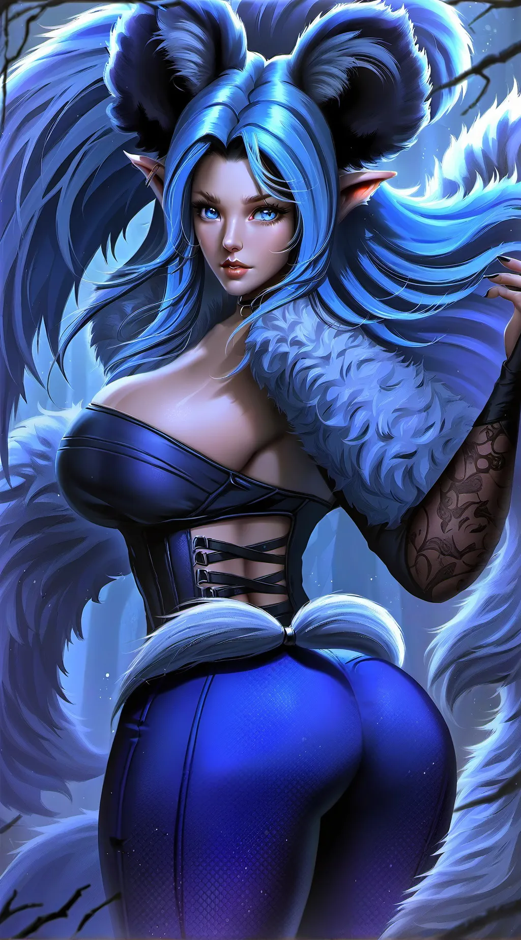 ai character: Velvette background