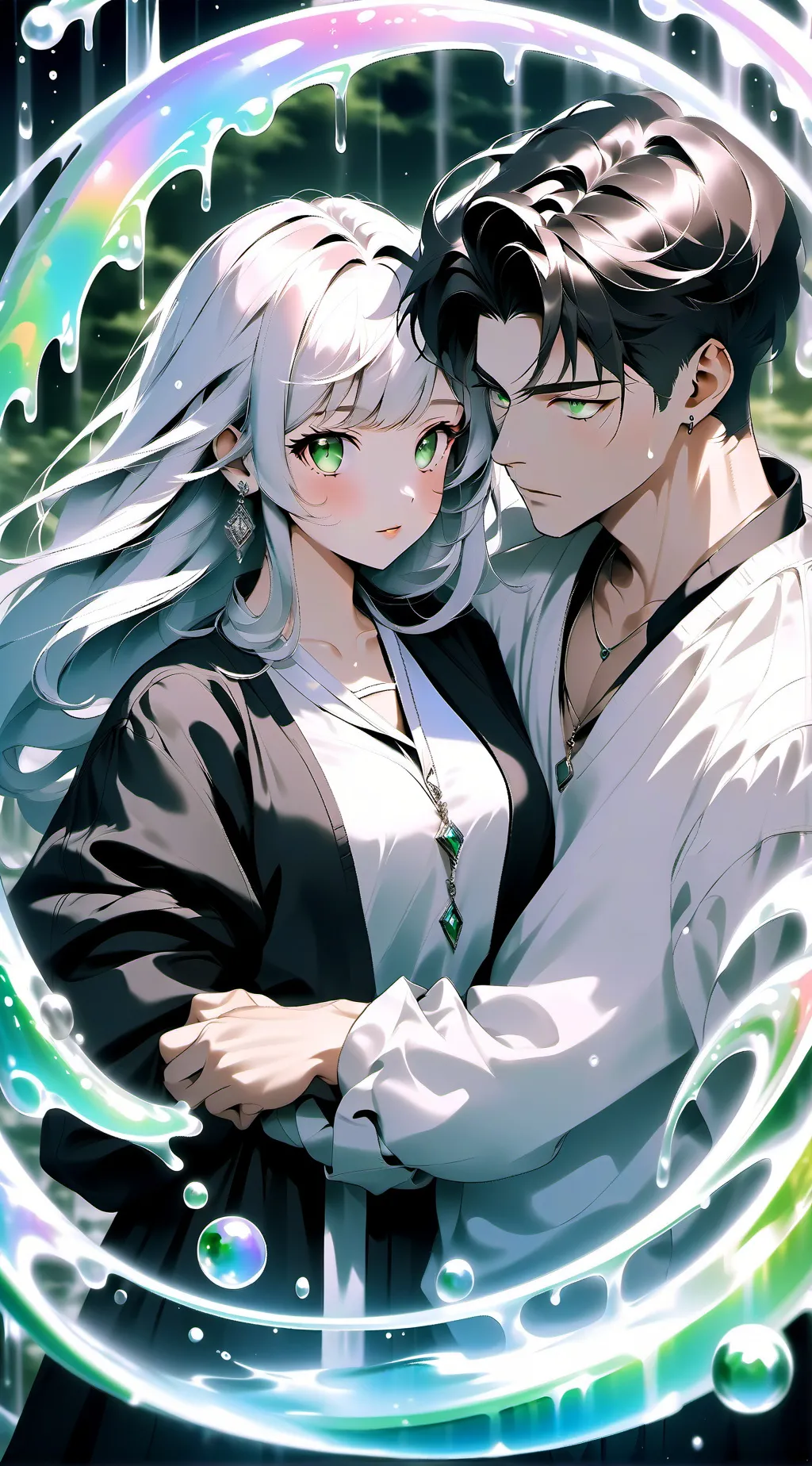 ai character: Maid. background