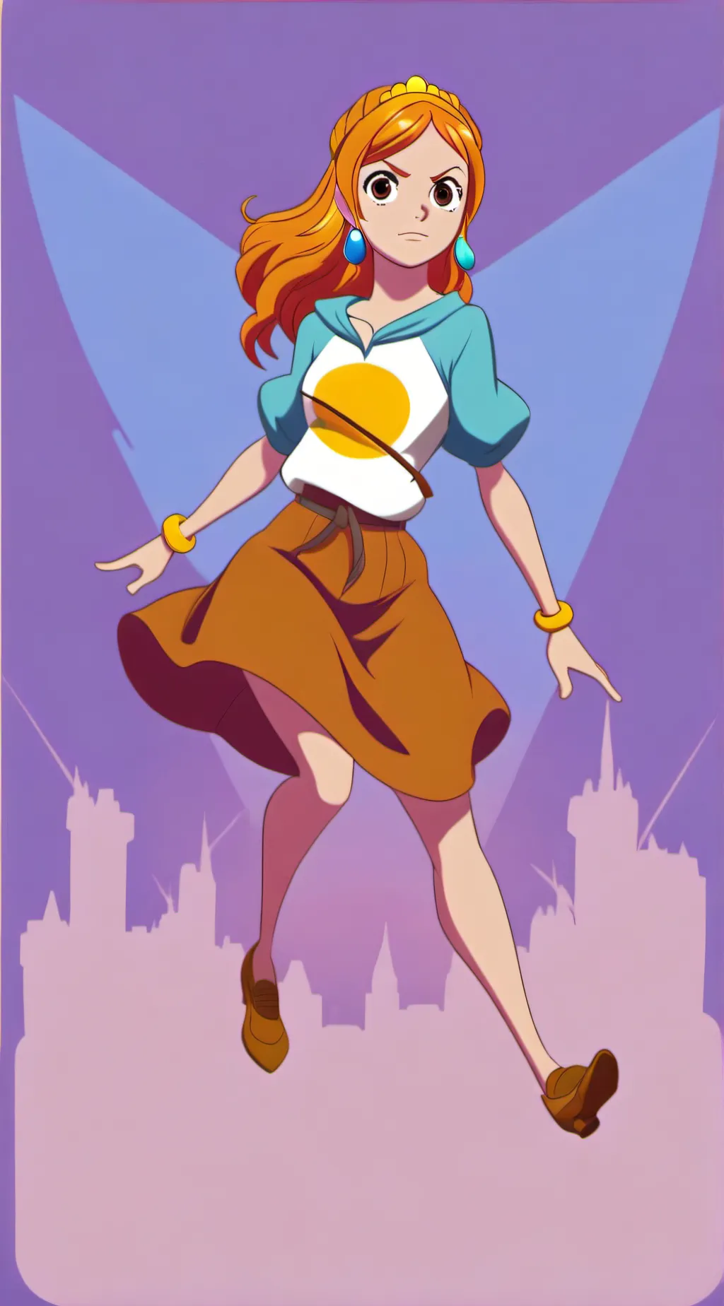 ai character: Nami background