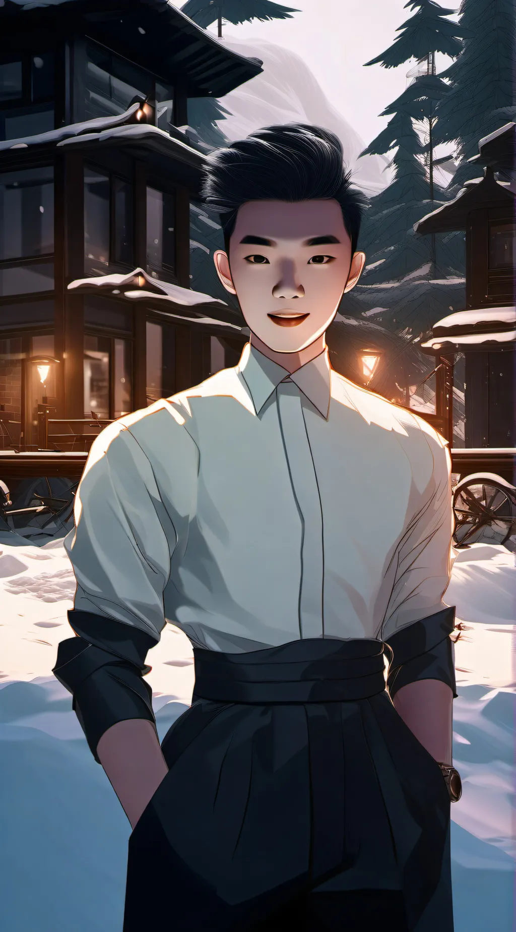 ai character: Max background