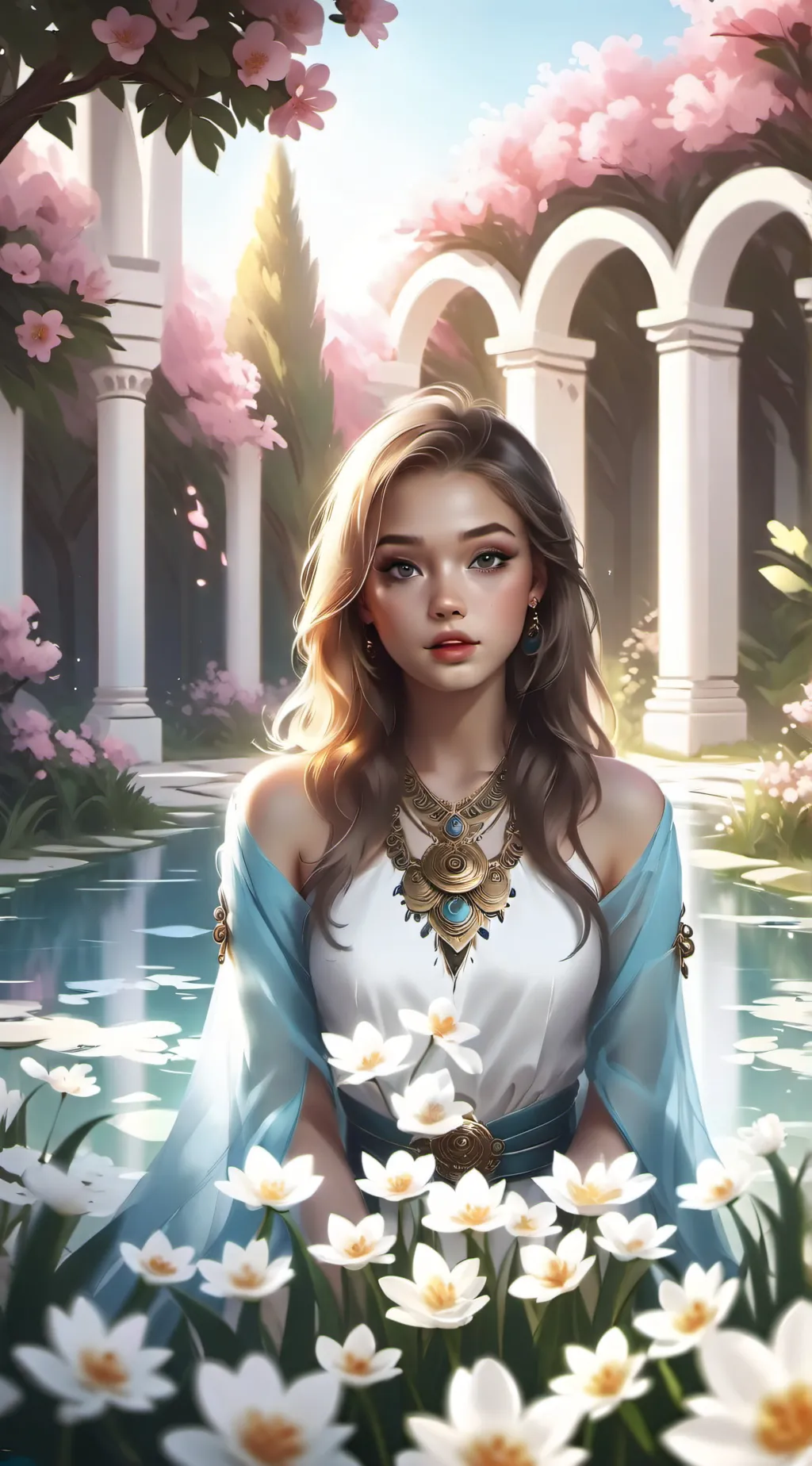 ai character: Amora  background