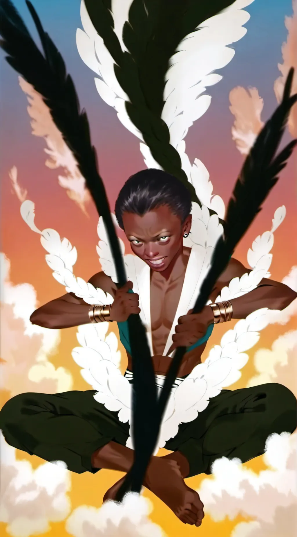 ai character: SLAYUYYYY background