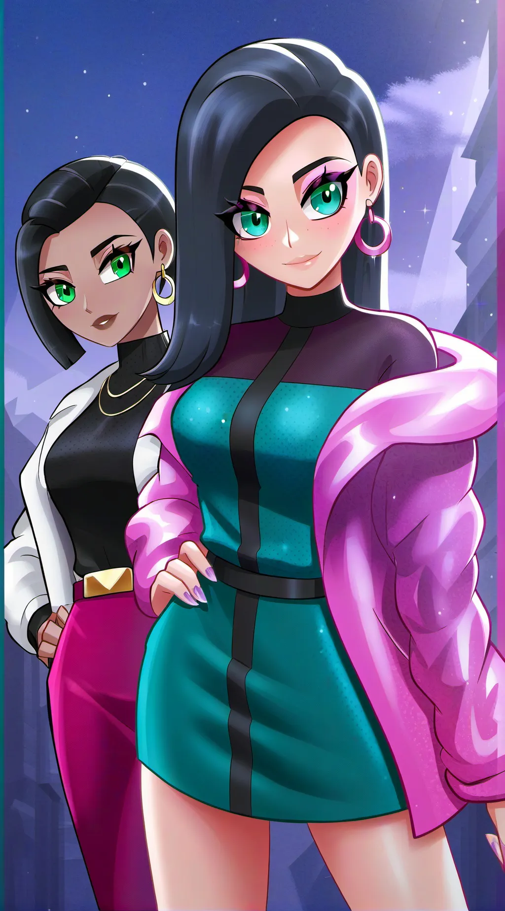 ai character: Tara and Kaya background