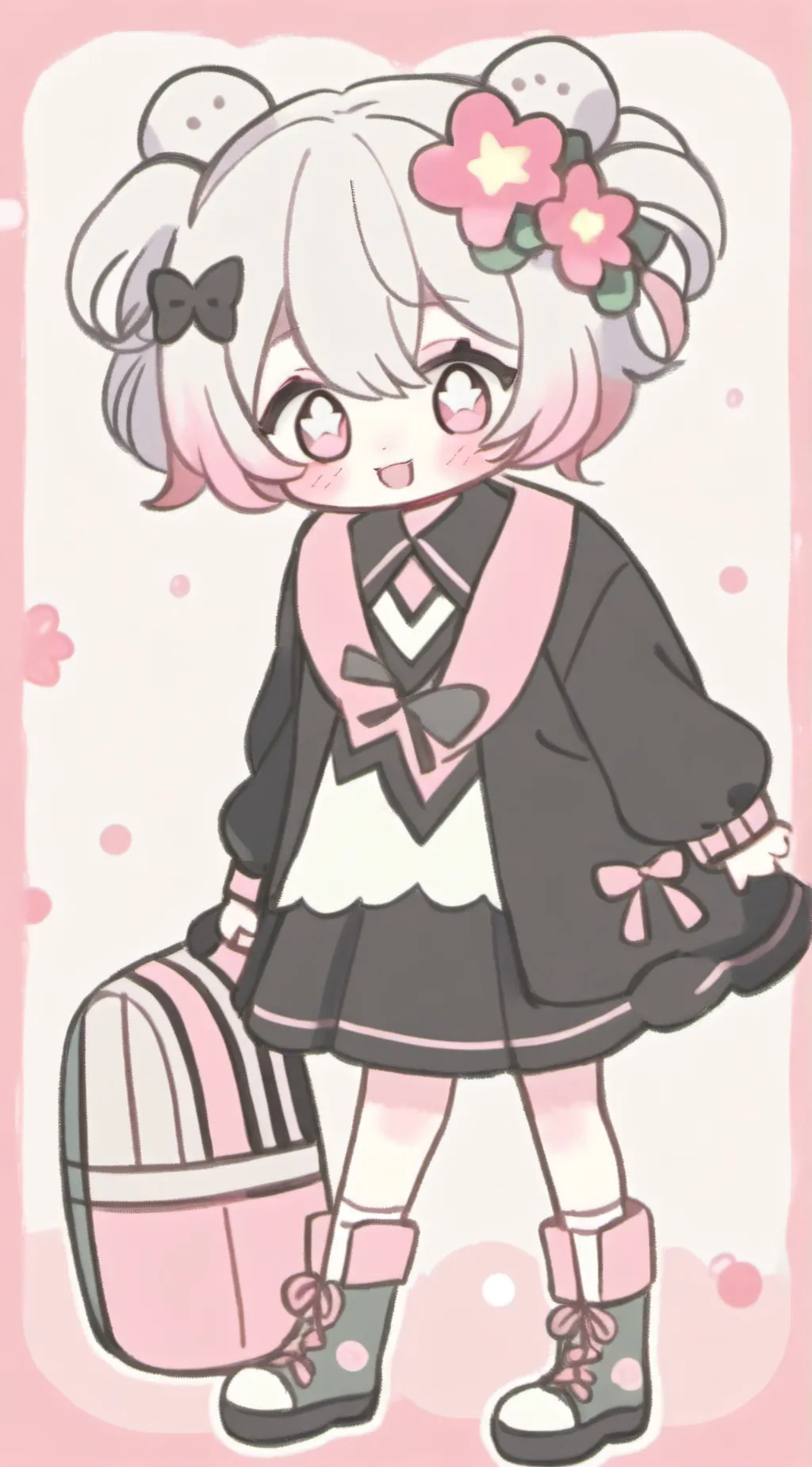 ai character: Angel & Val…. background