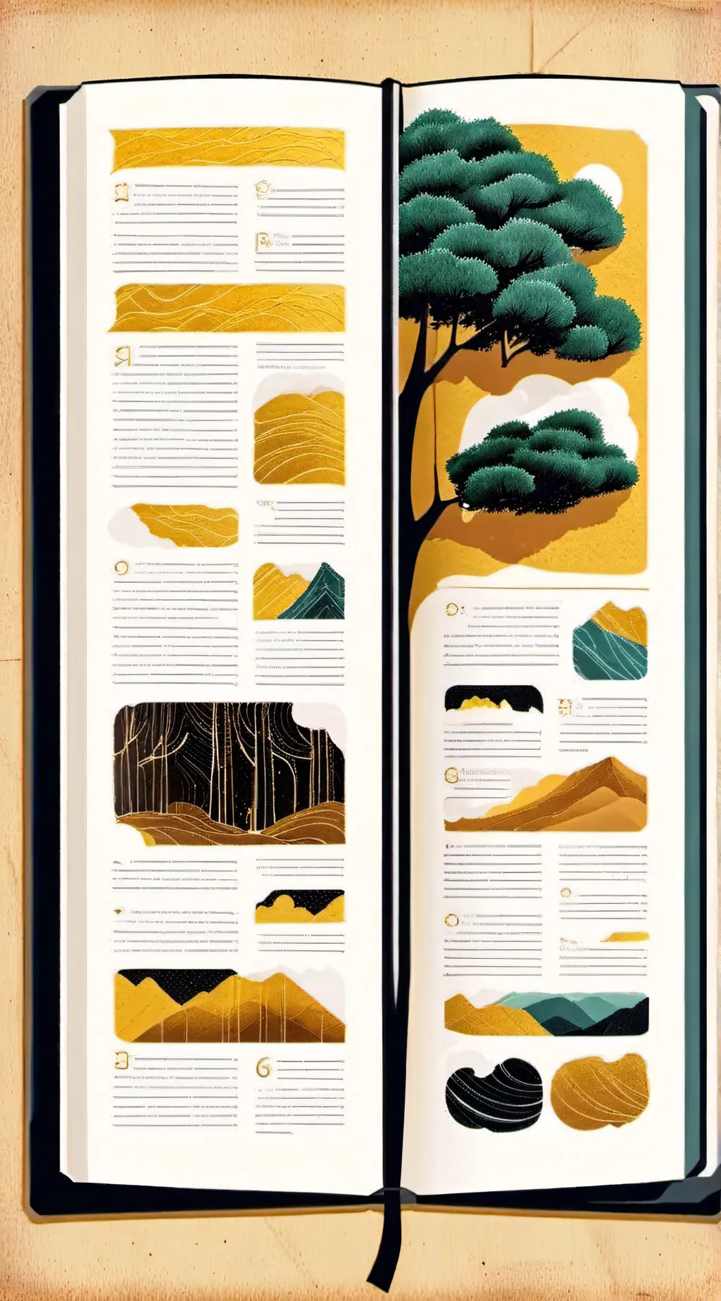 ai character: Knowledge book background