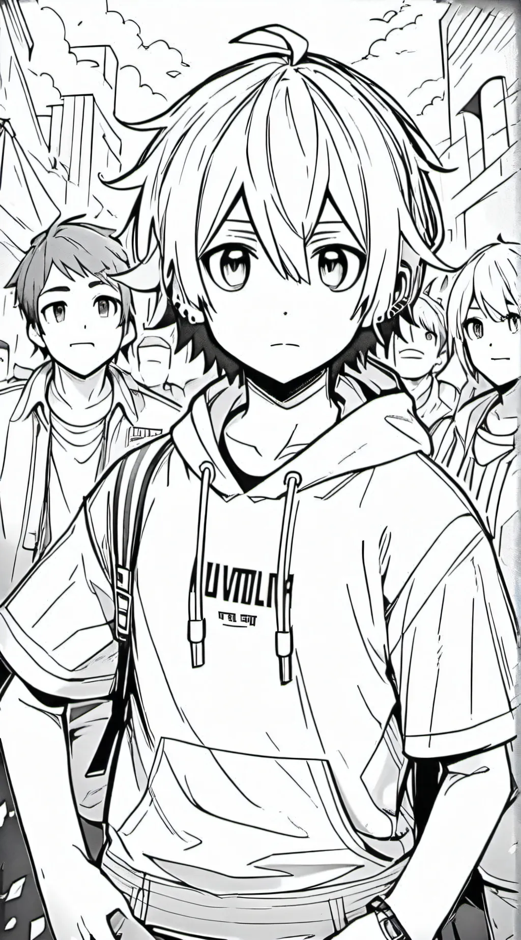 ai character: Block buddies  background