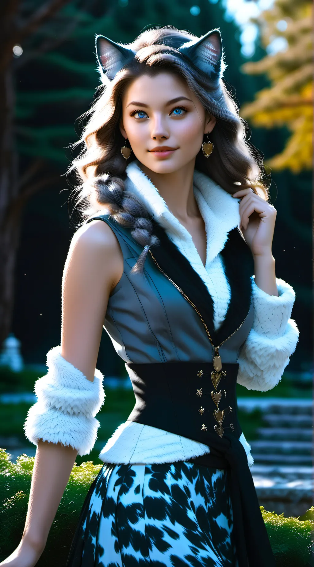 ai character: aliglitch background