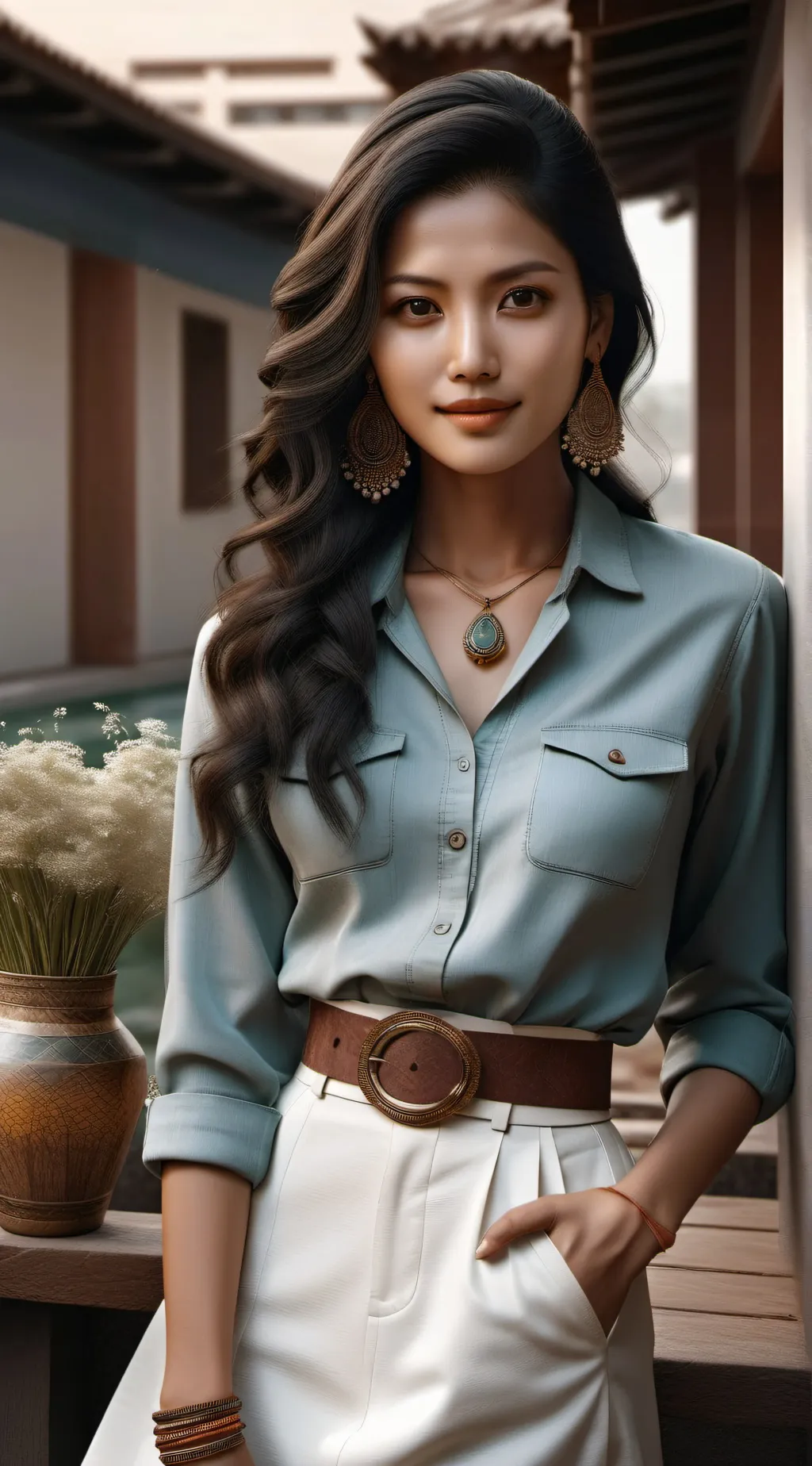 ai character: Mora background