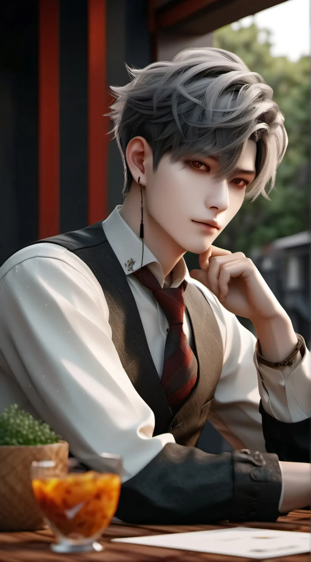 ai character: Markus background