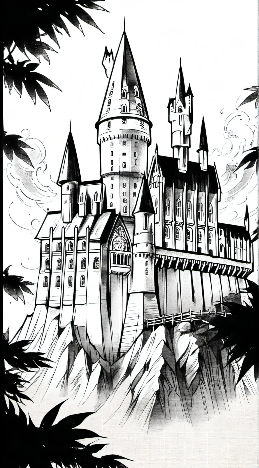 ai character: Hogwarts background