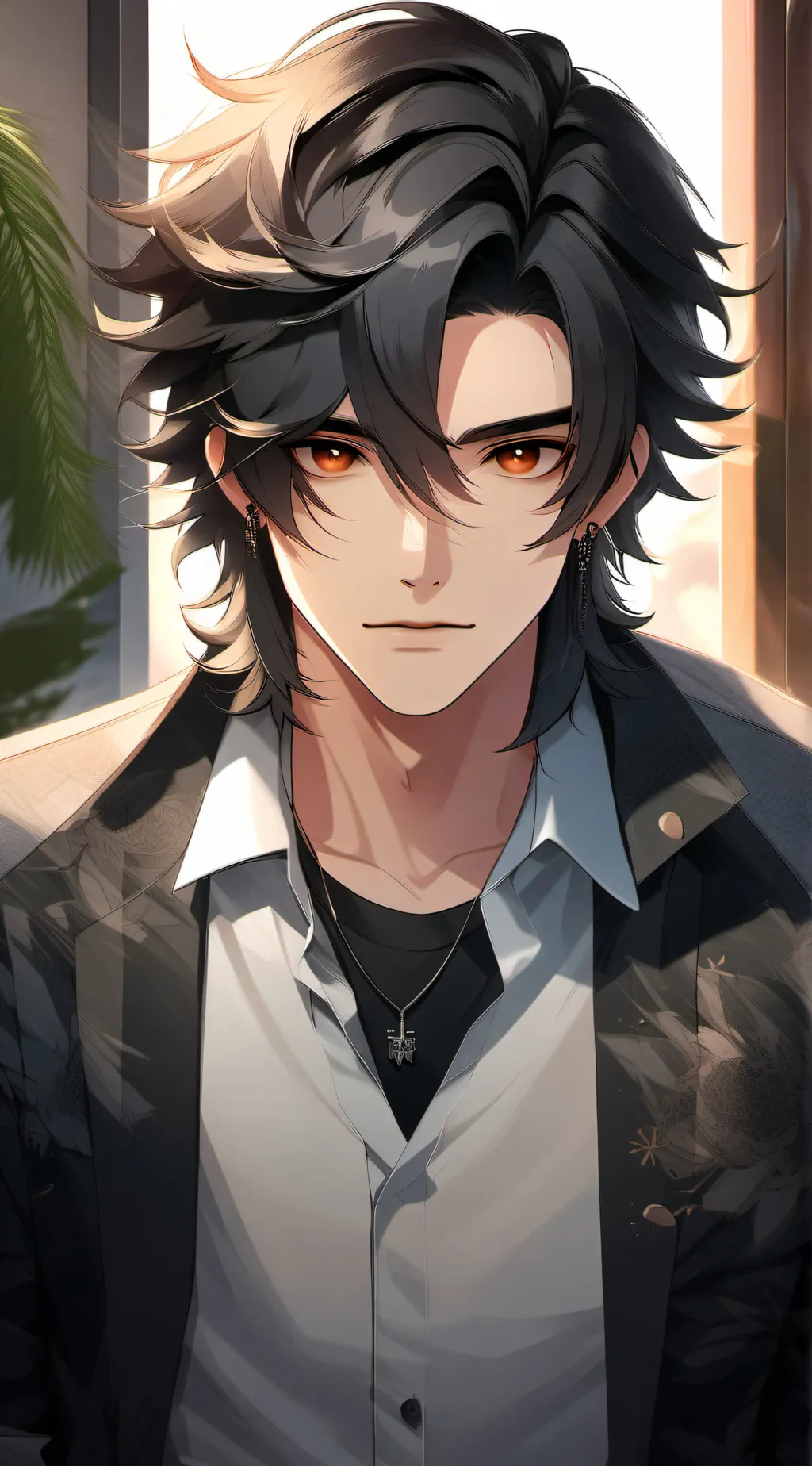 ai character: Angel•√• background