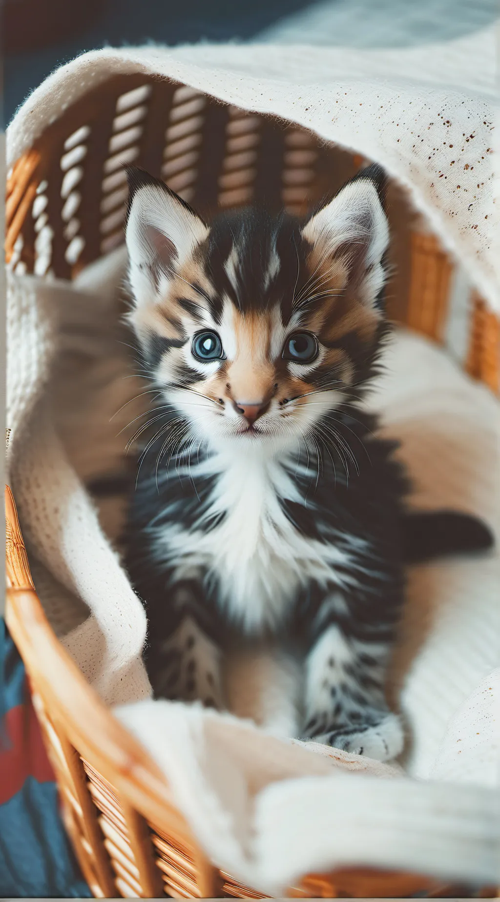 ai character: Newborn kitten background