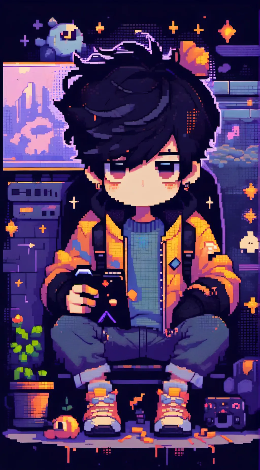 ai character: gamy background