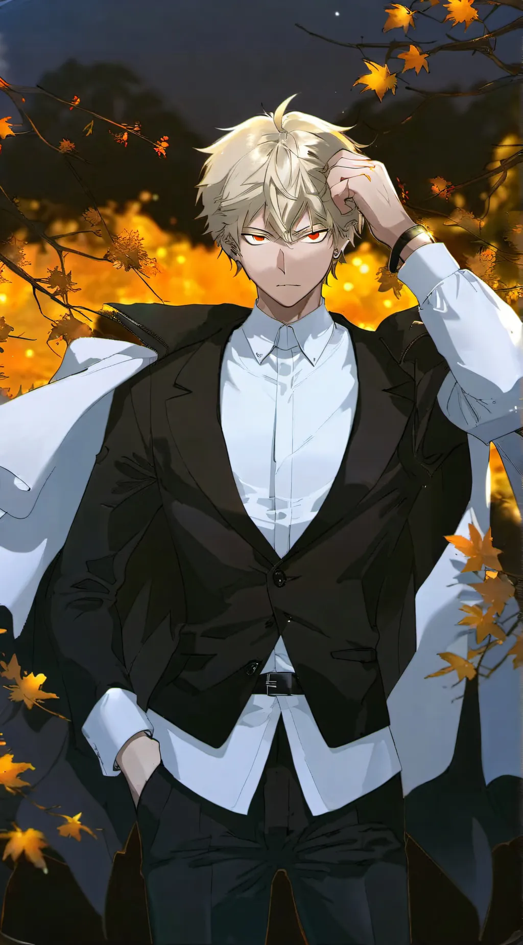 ai character: bakugo  background