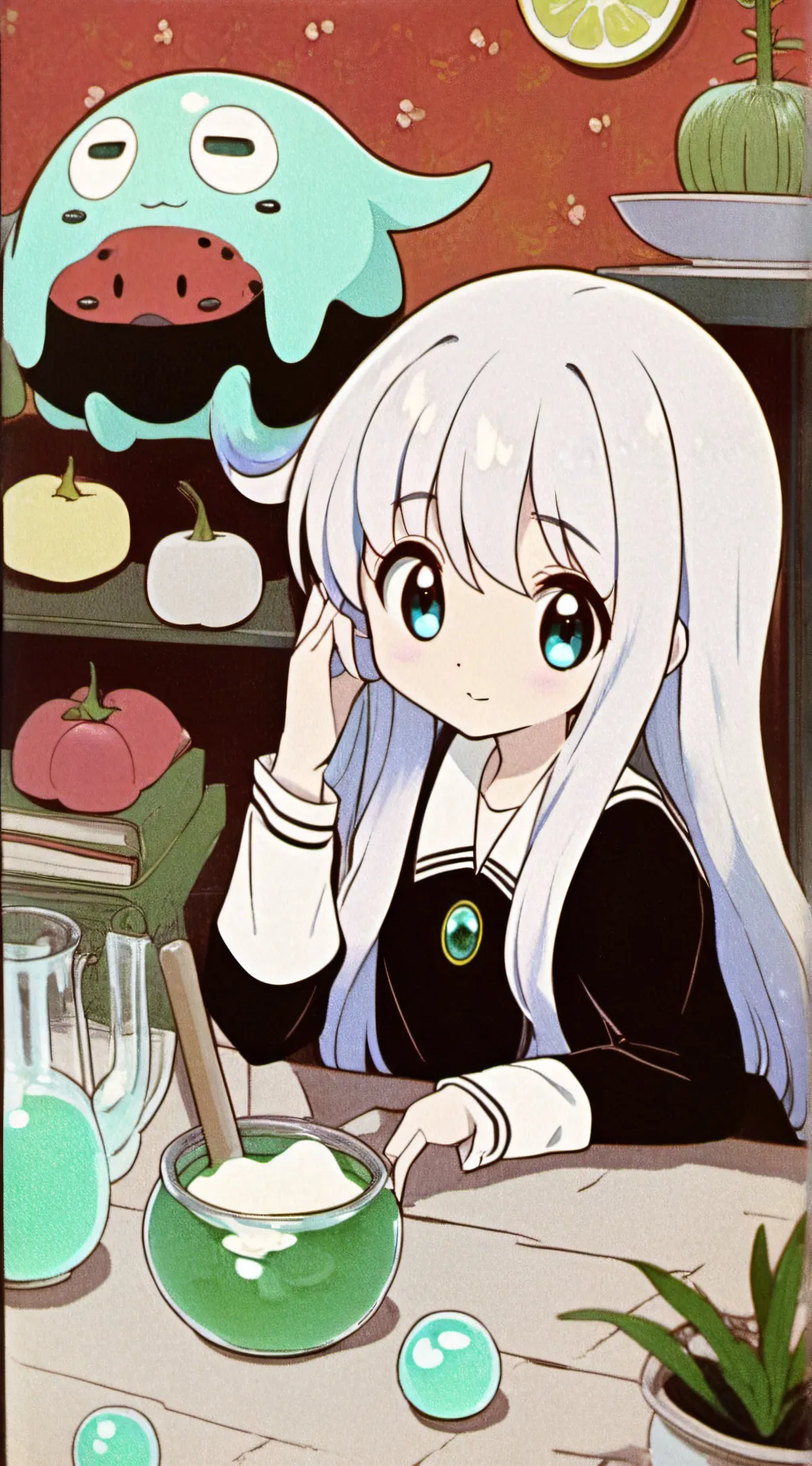 ai character: Gooey&Starla background