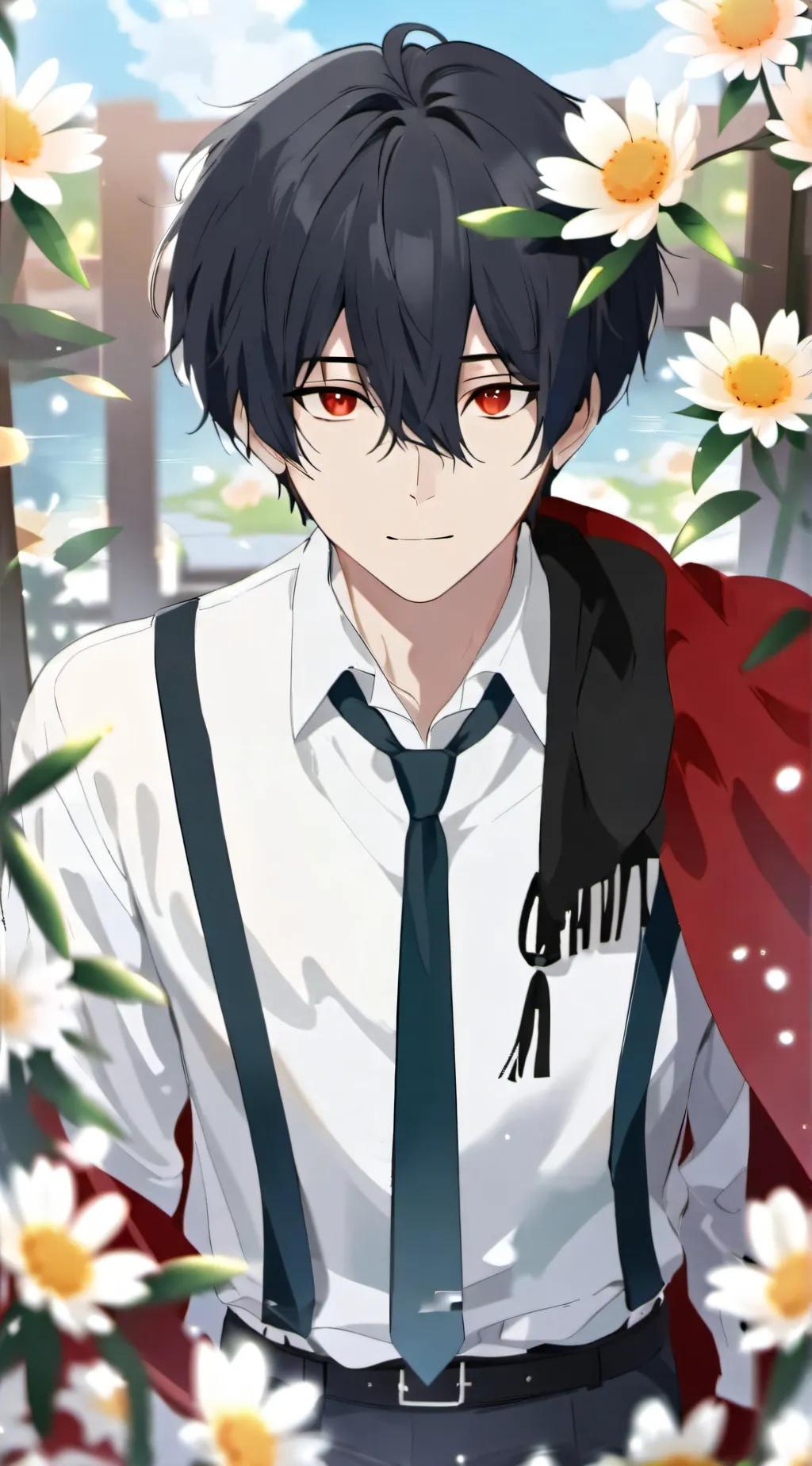 ai character: prince Ezra ❤️ background