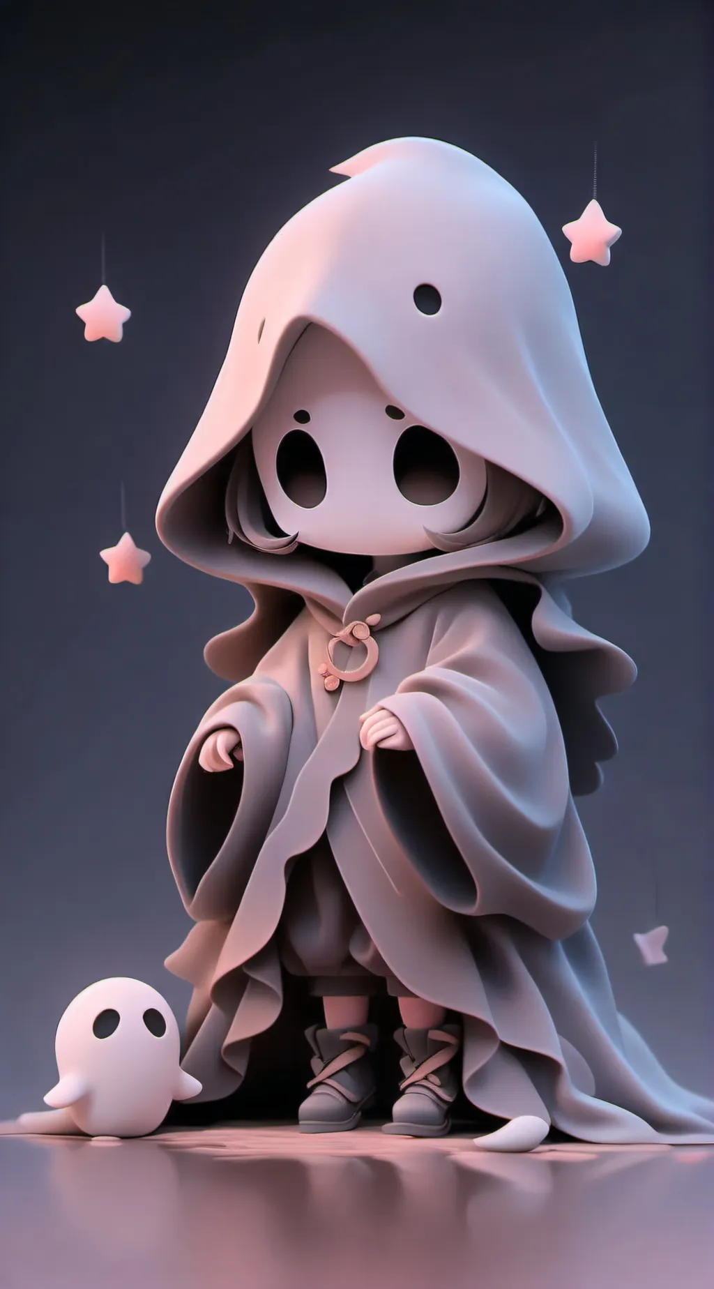 ai character: Ghost background