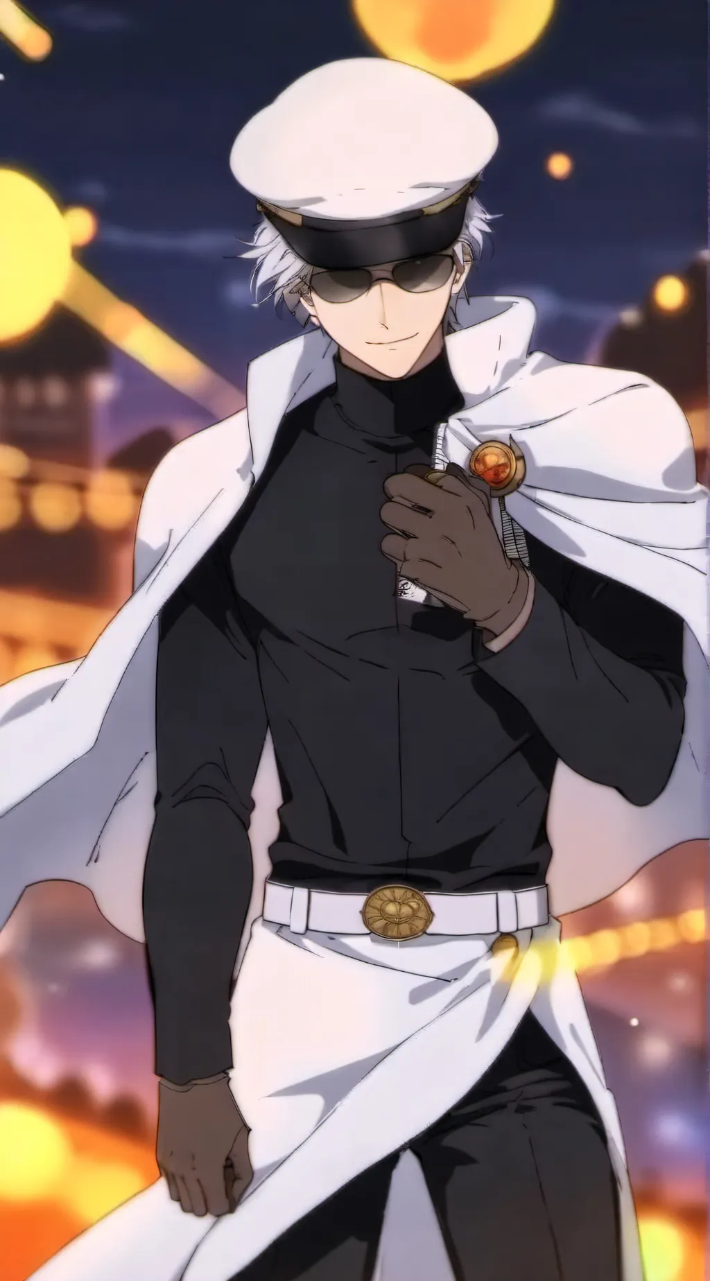 ai character: Gojo saturo background