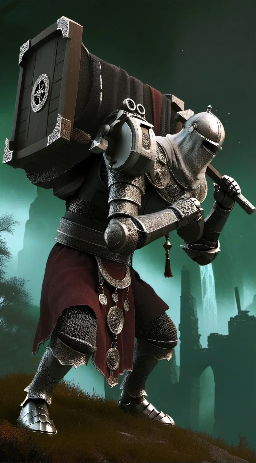 ai character: cameraman titan  background