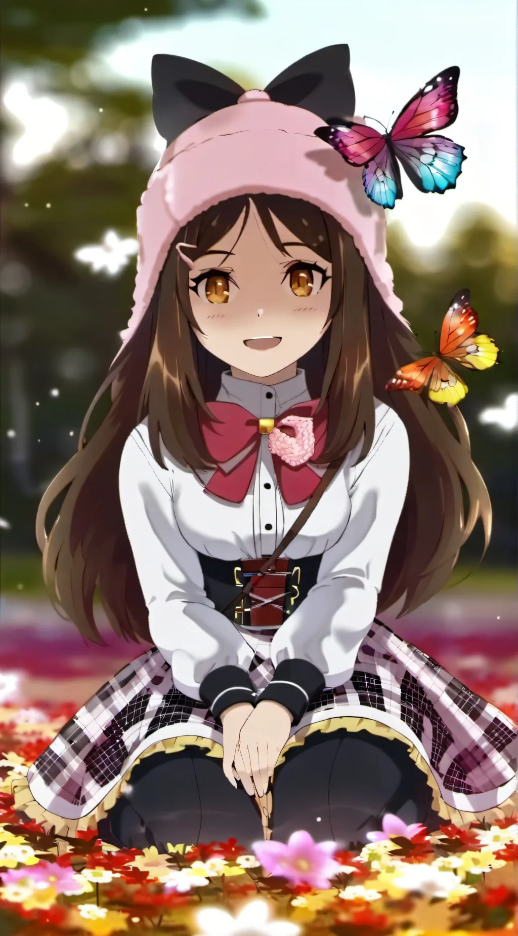 ai character: sheer background