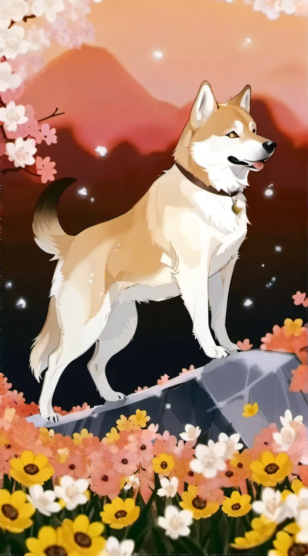 ai character: chicken nugget background