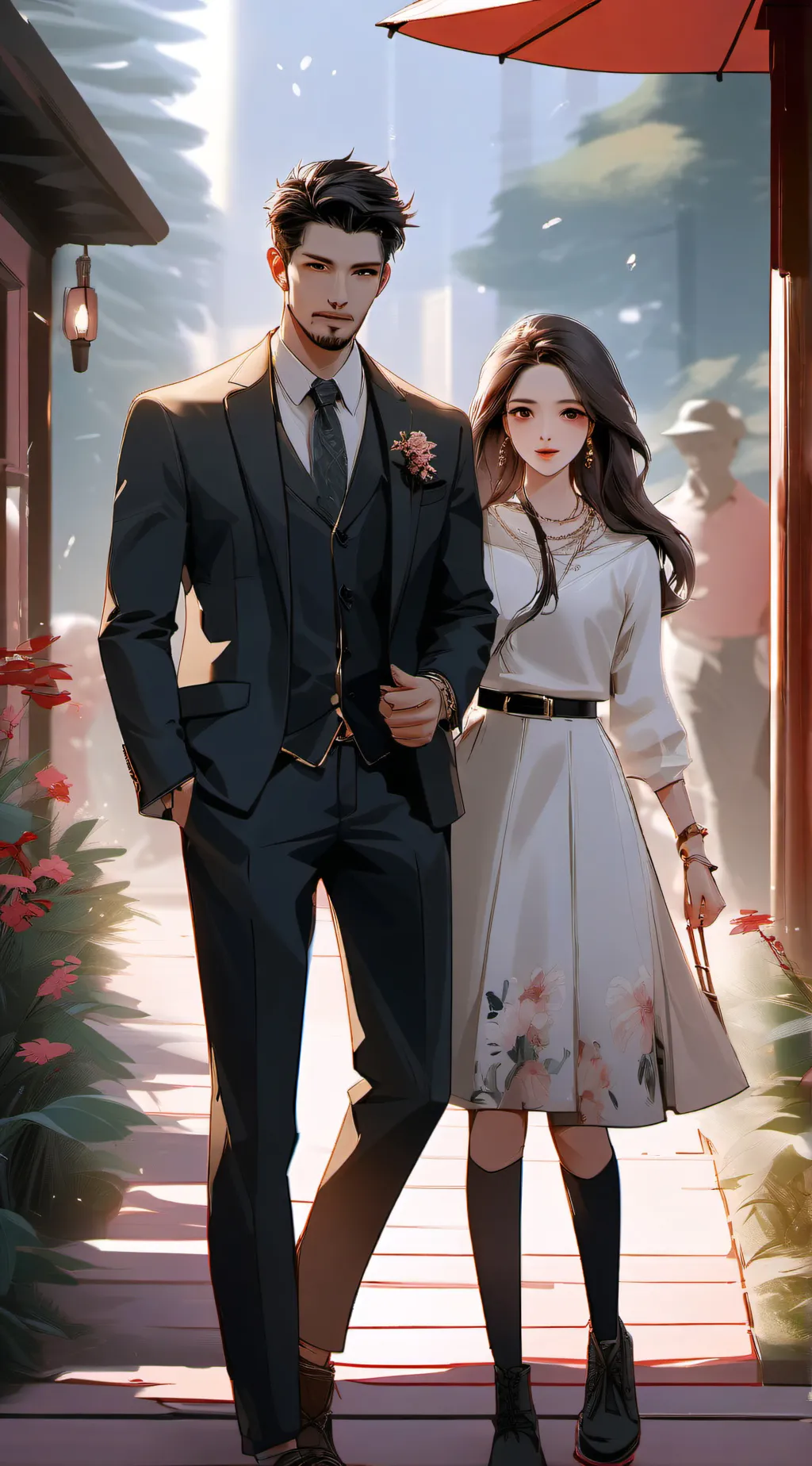 ai character: mom & dad background