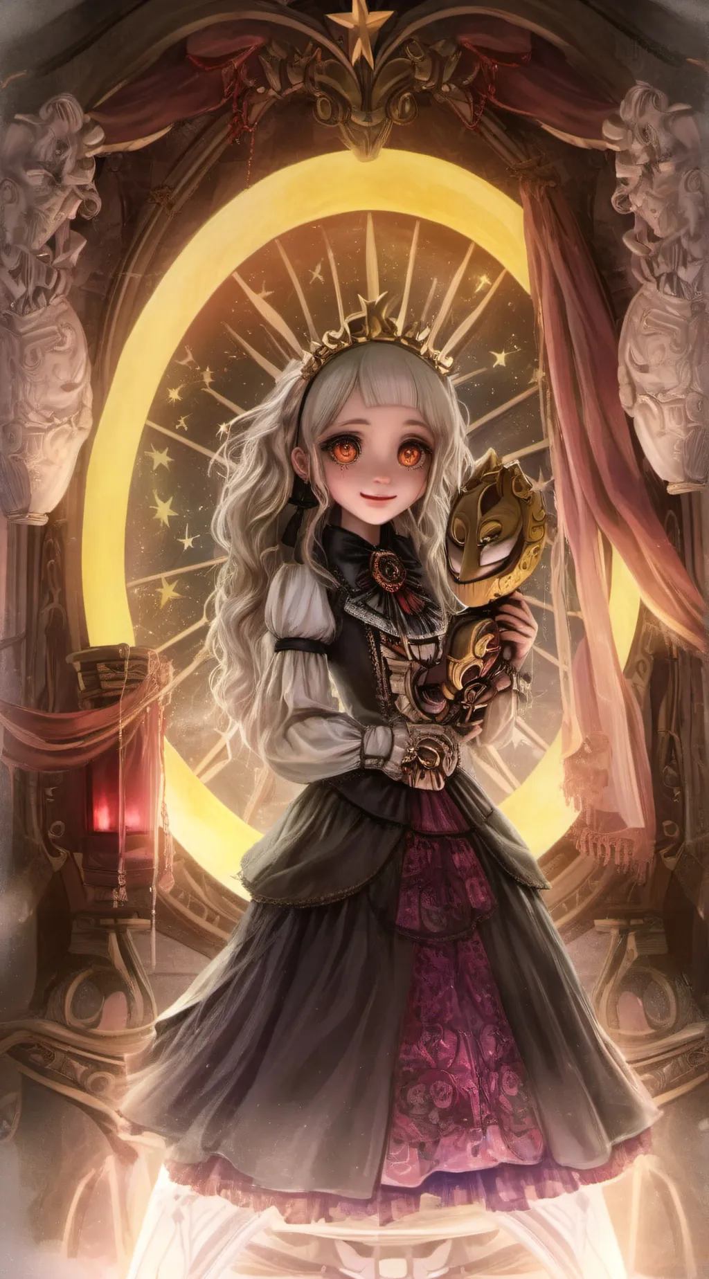 ai character: Ruin x Solar 4!✋🏻😭 background