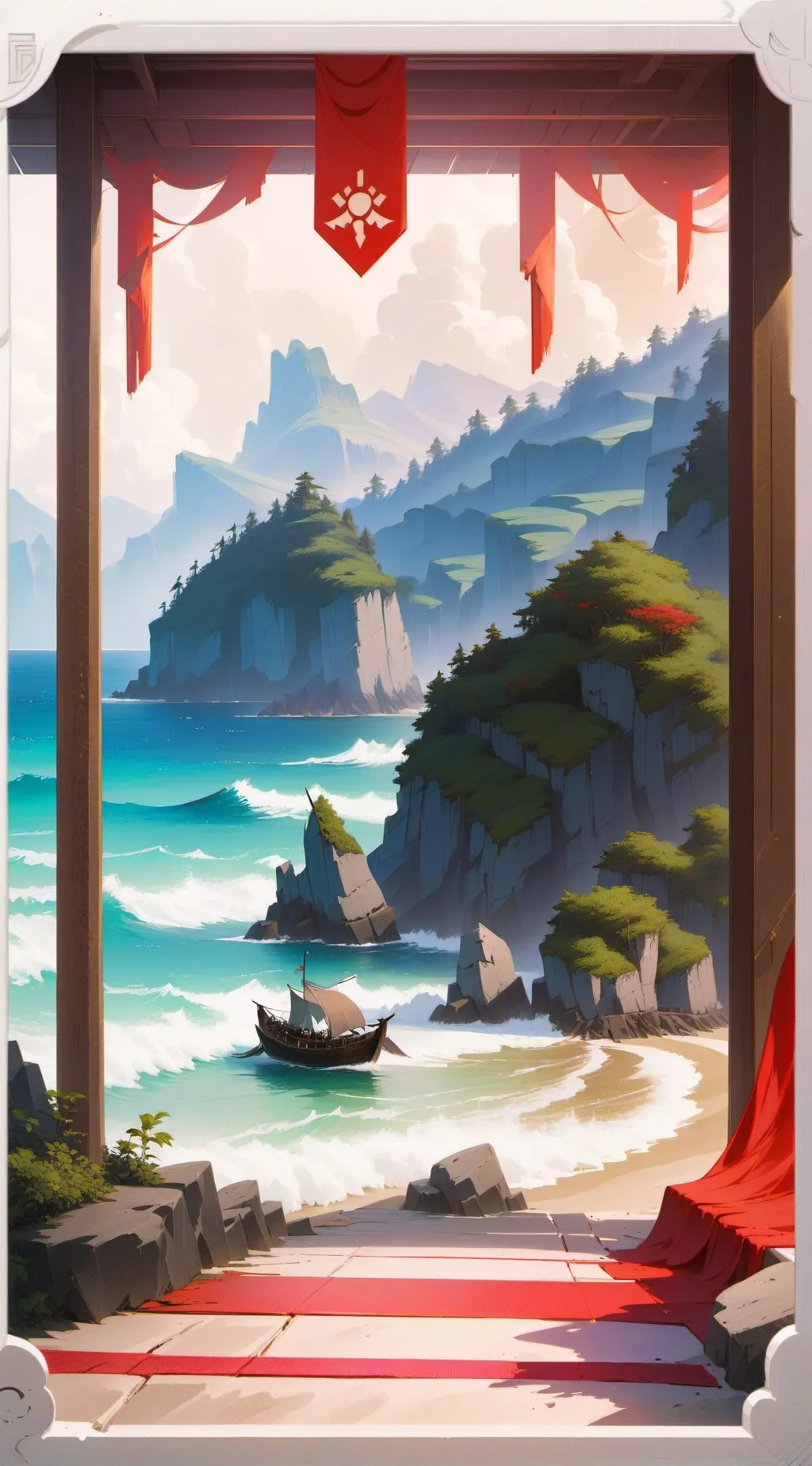 ai character: MHA AT BEACH 🤨🫵 background