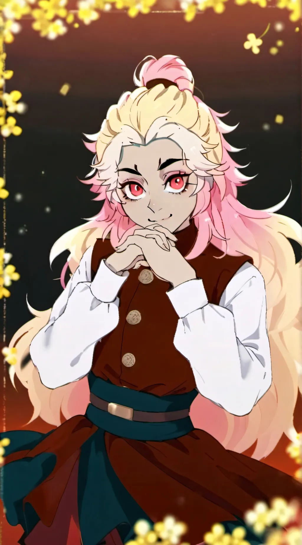 ai character: mia rengoku  background