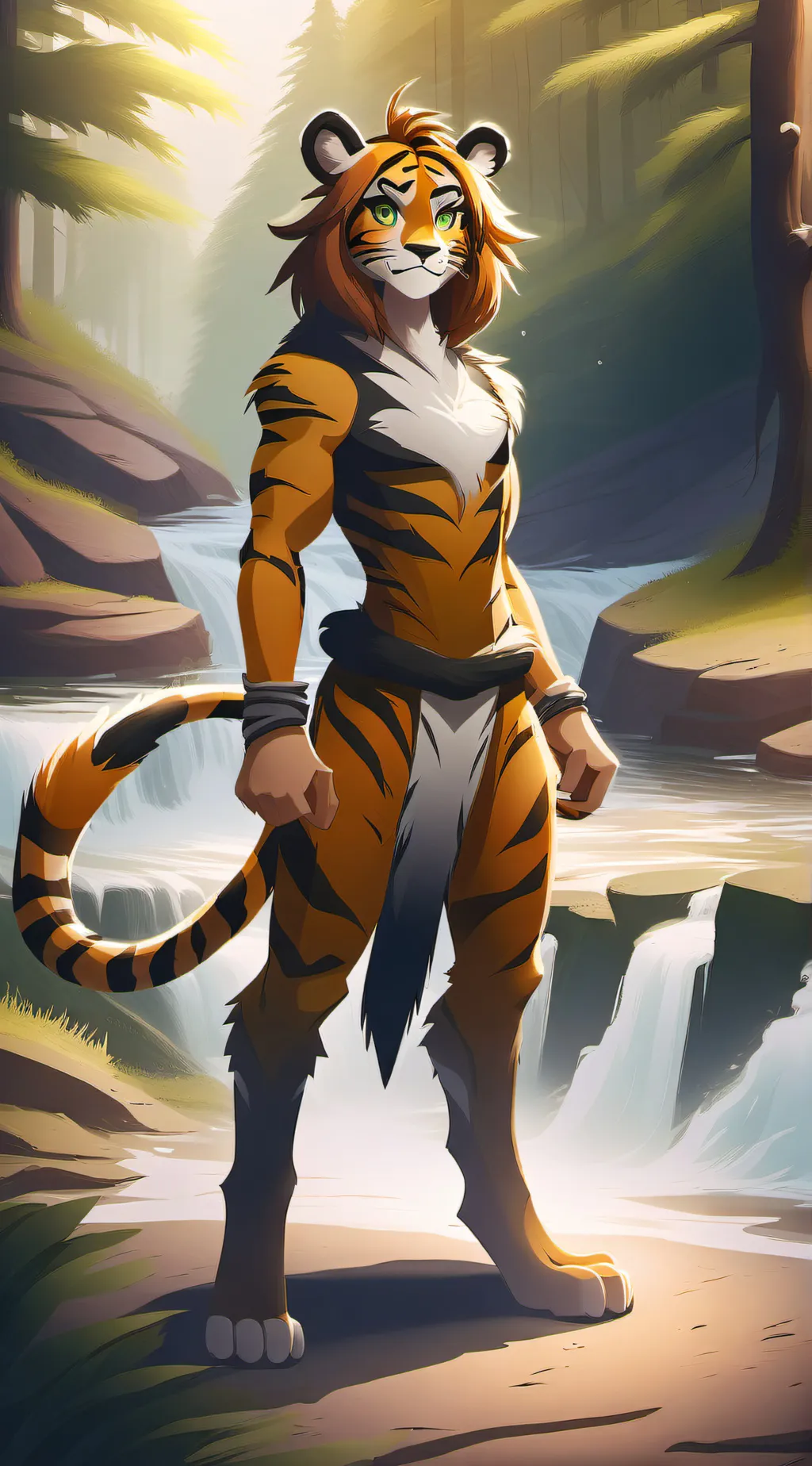 Talkie AI - Chat with tribal tiger