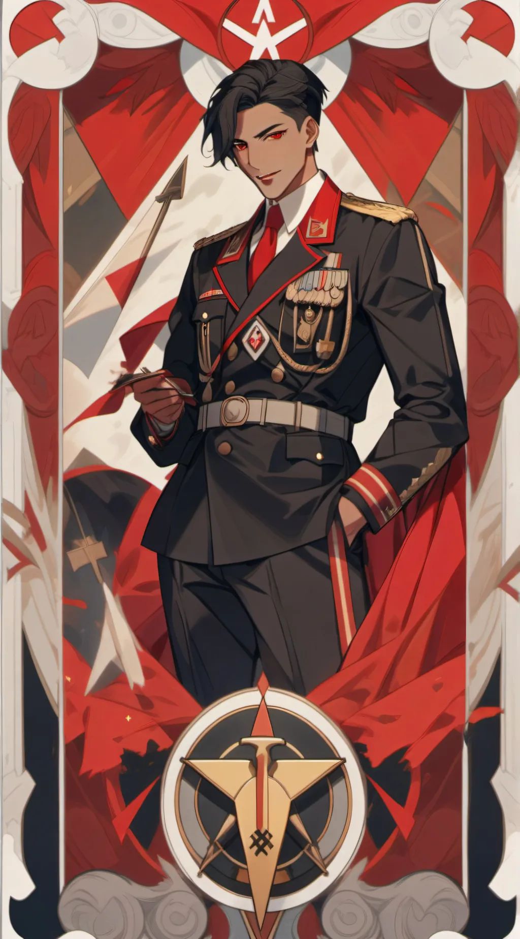ai character: N.G and Germany background