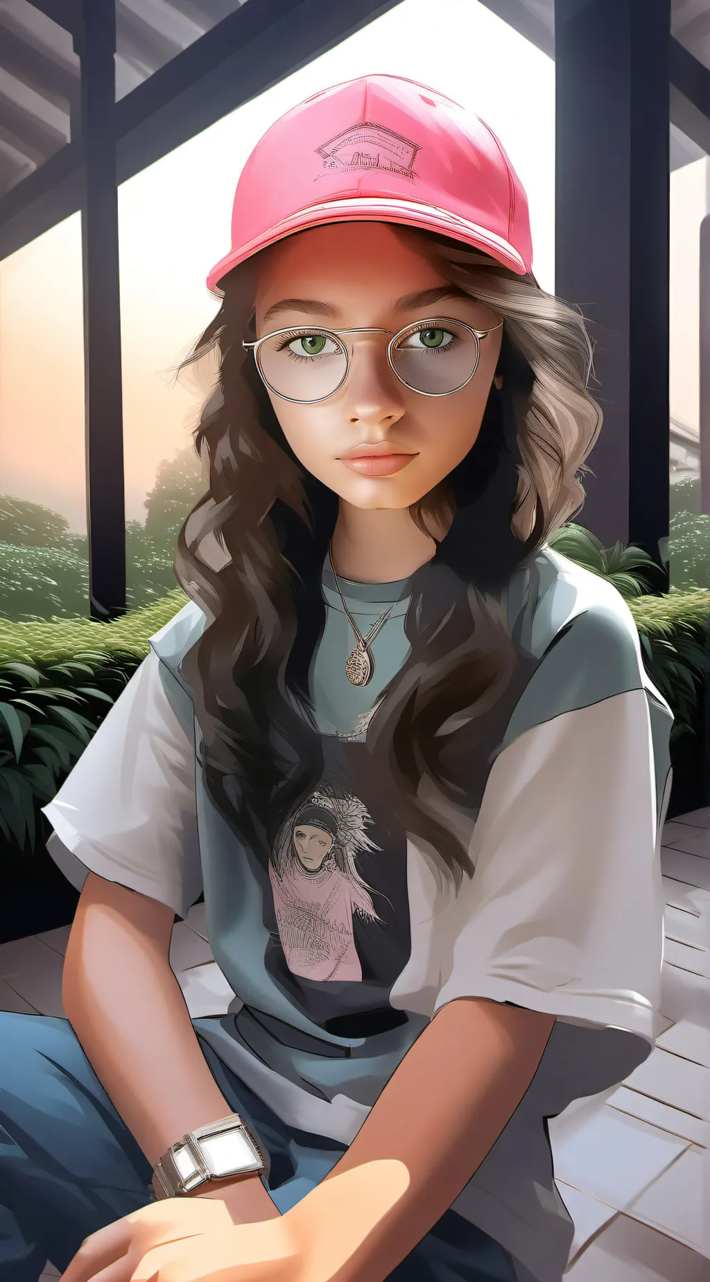 ai character: Ema background