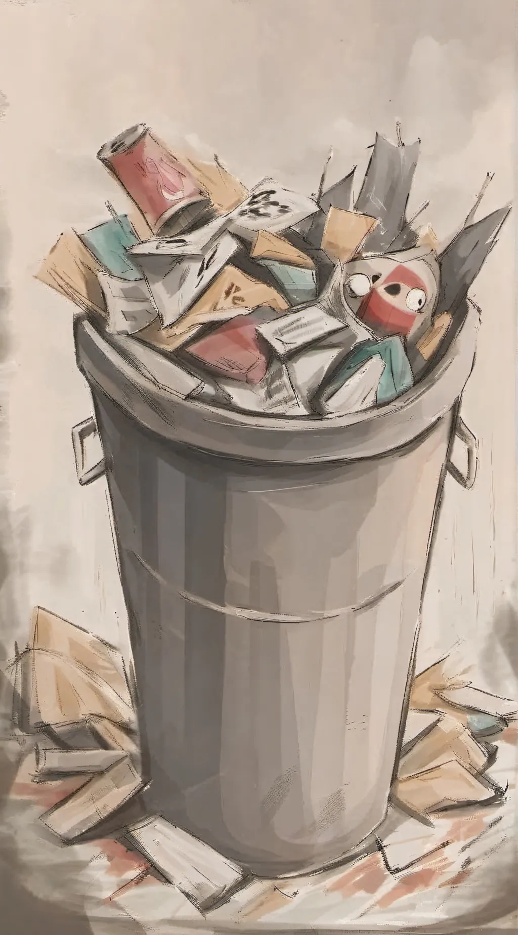 ai character: Homeless Vox background