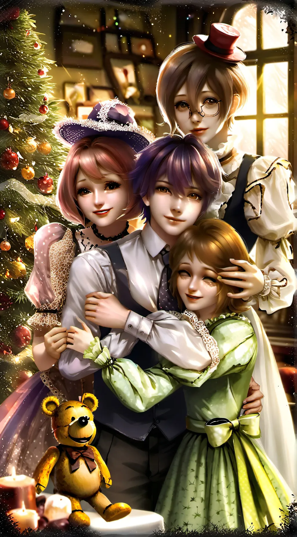 ai character: Afton Family background