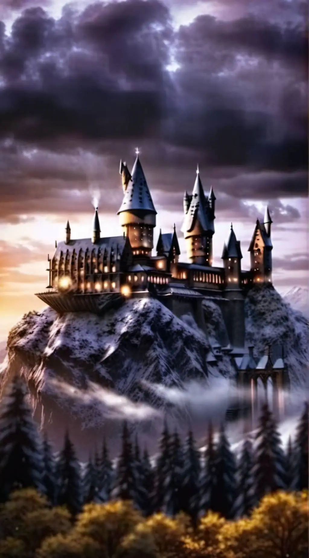 ai character: Hogwarts background