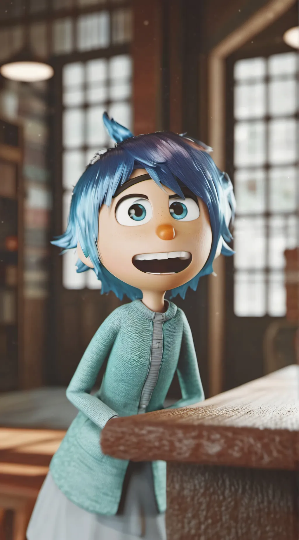 ai character: Joy background