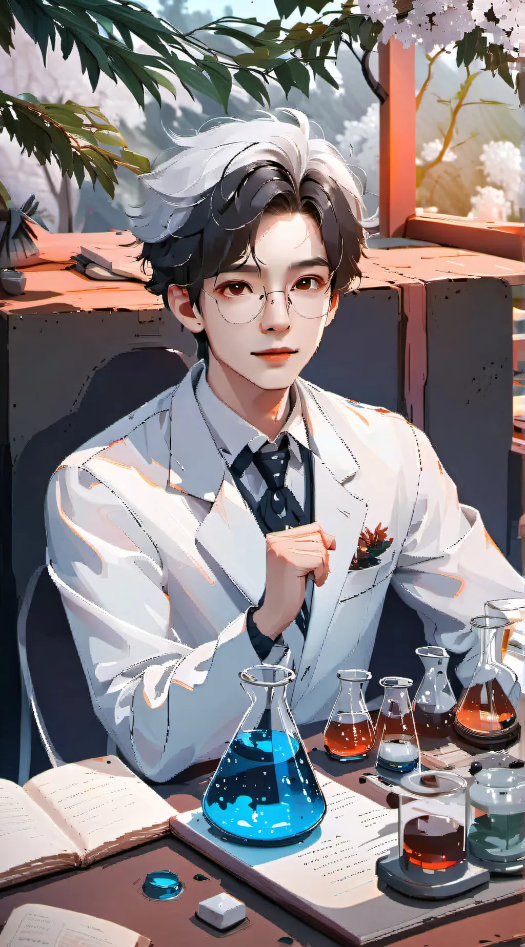 ai character: meni background