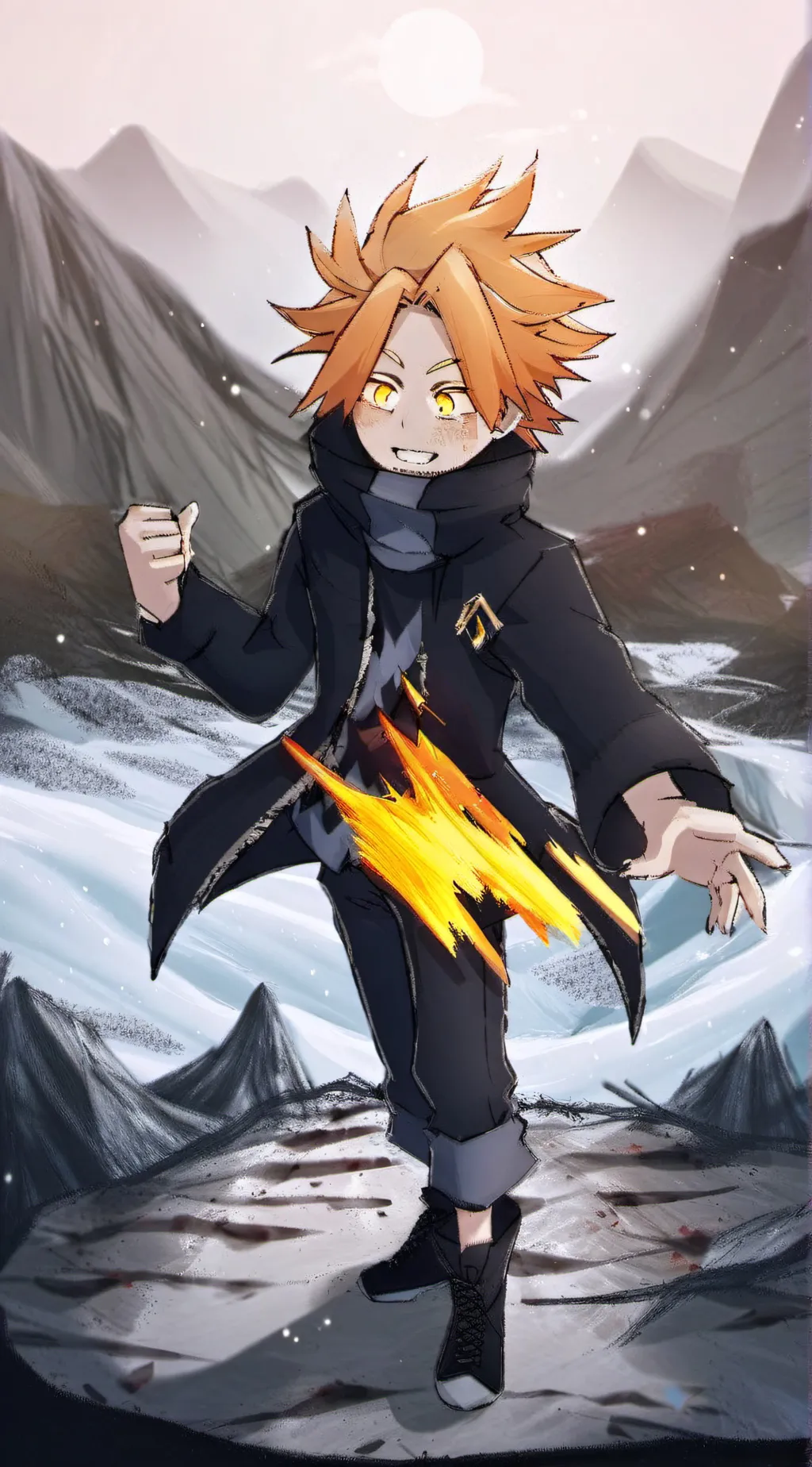 ai character: denki kamanari teh background