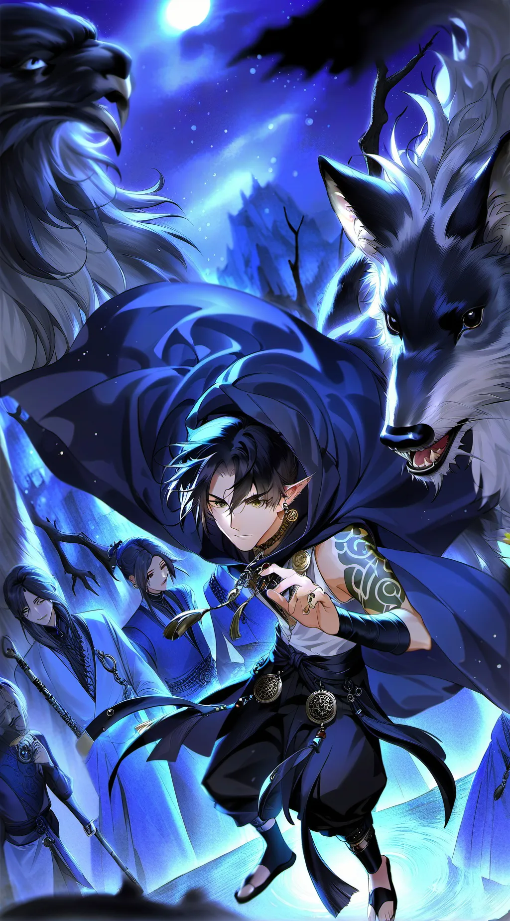 ai character: Leo background