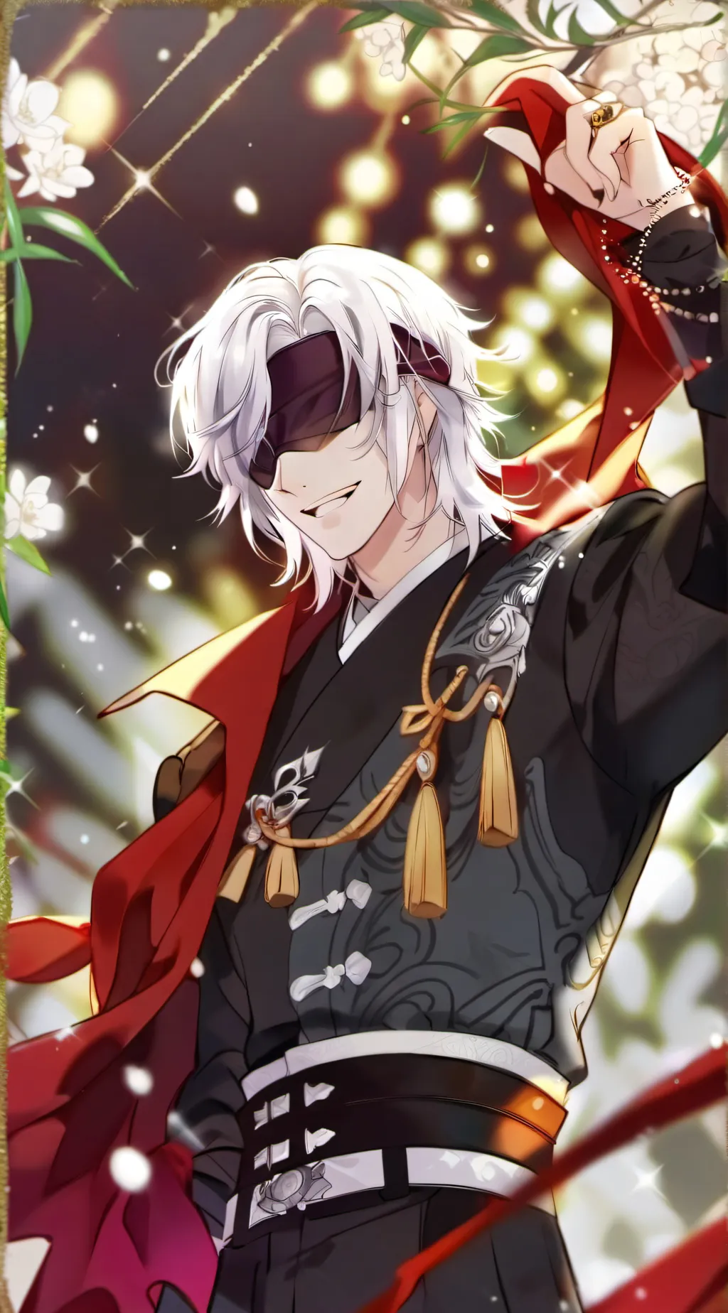 ai character: gojo jjk background