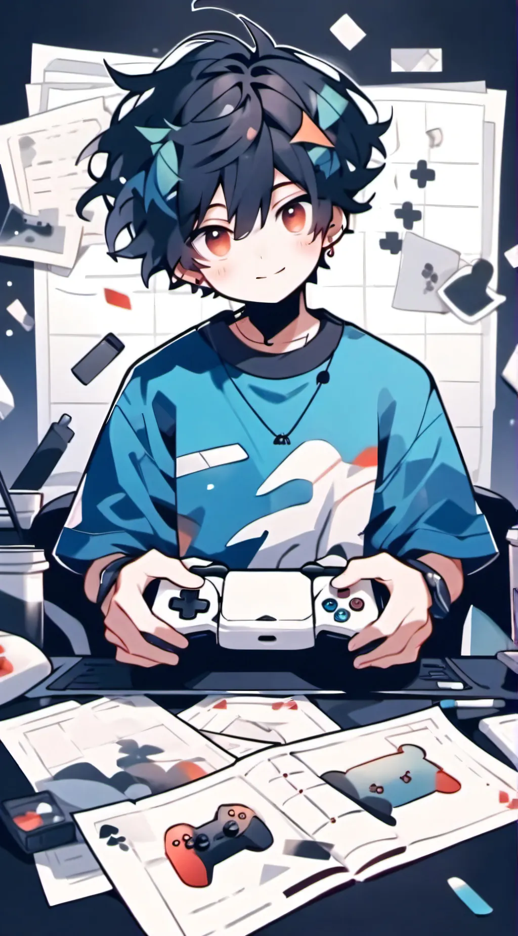 ai character: Riku background