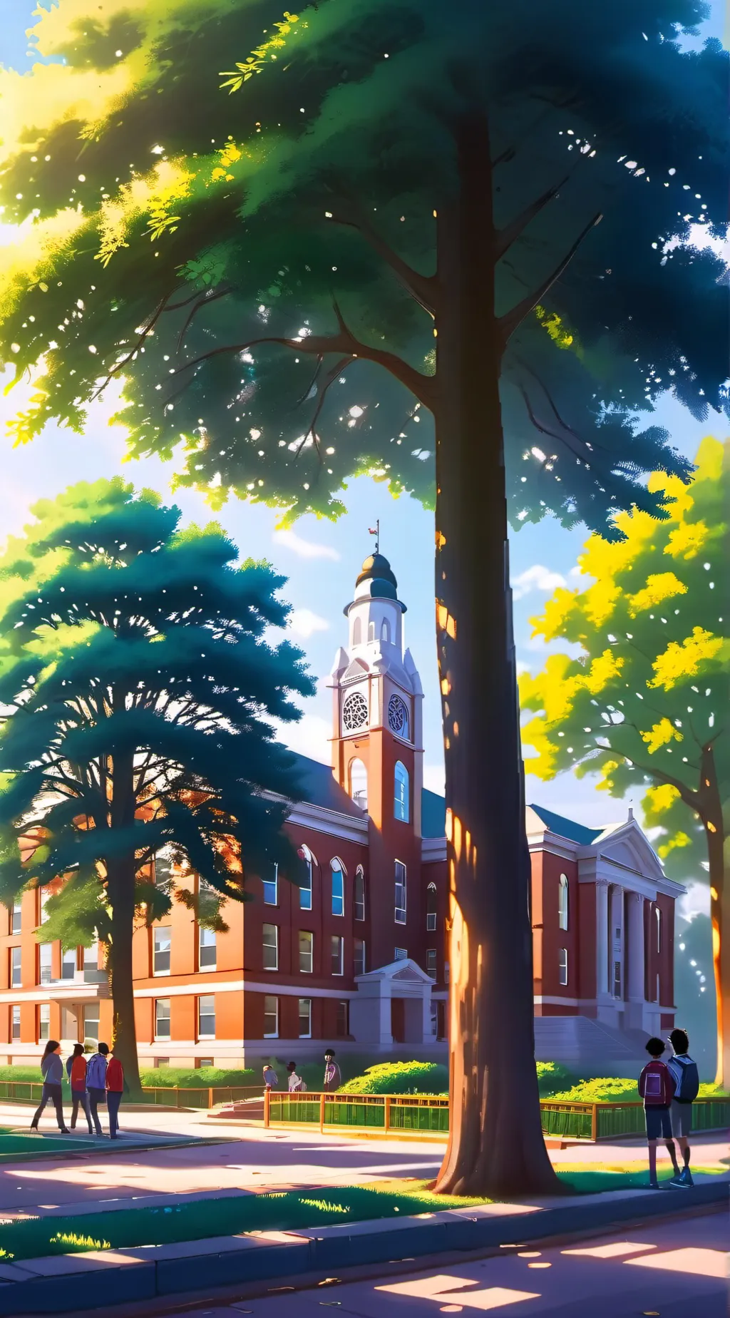 ai character: [FNAF 2 School] background